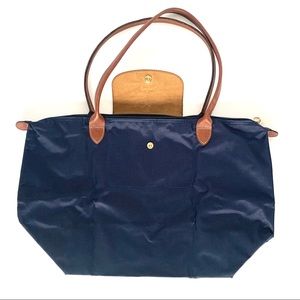 *SALE* Navy Longchamp Le Pilage Original Shoulder Bag